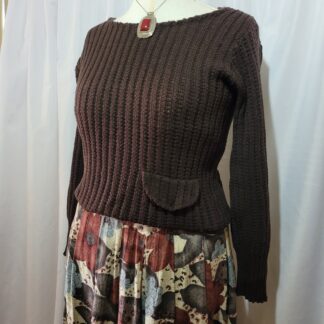 Tricot vintage marrom